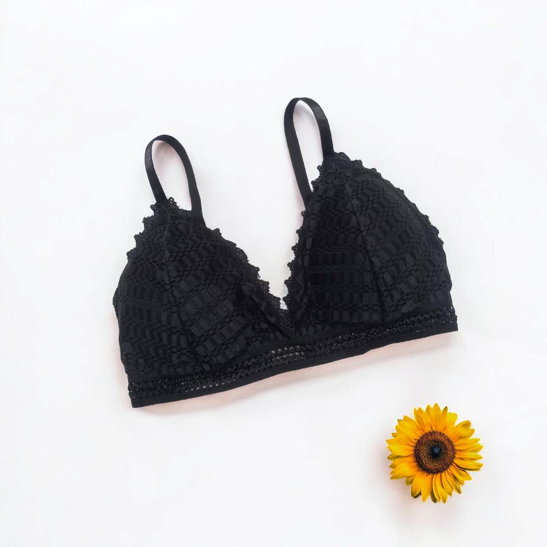 Spandex Lace Work Comfortable Bra