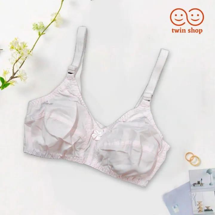 Pack 4 Cotton plain Non Padded Bra
