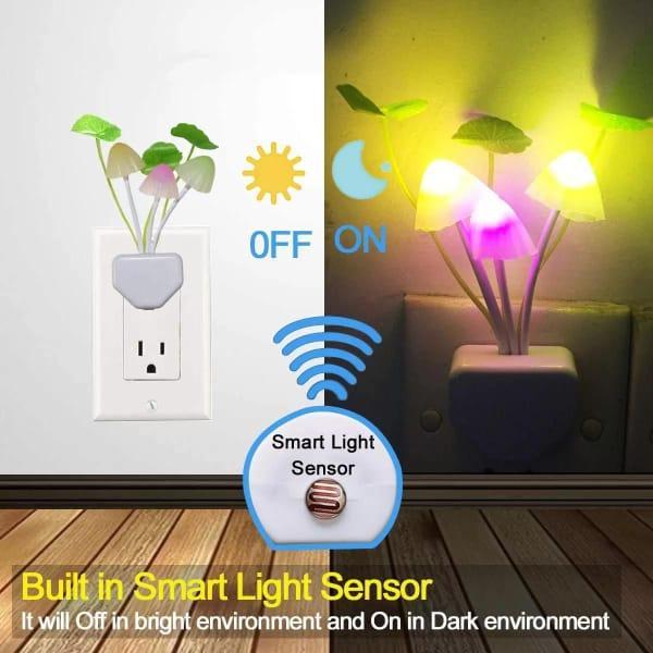 LED Sensor Mushroom Night Light 🕯️