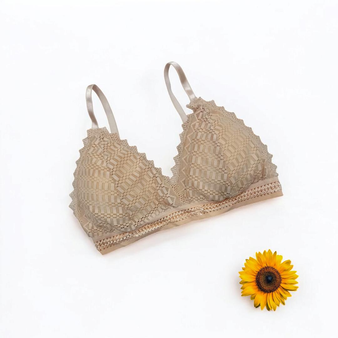 Spandex Lace Work Comfortable Bra