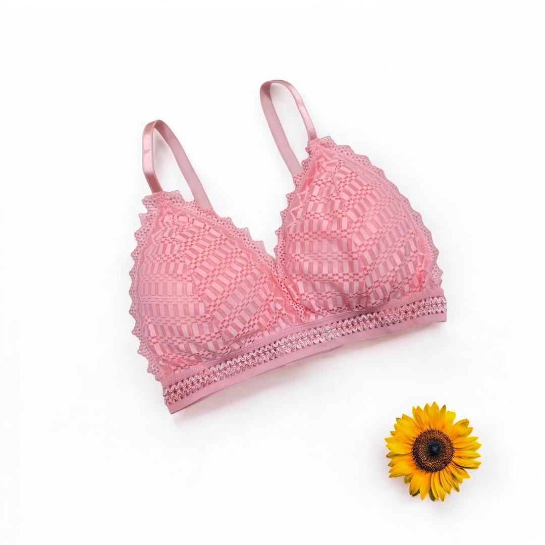 Spandex Lace Work Comfortable Bra