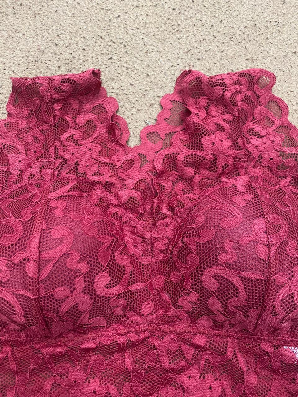 Jacquard lace work Pushup padded Bra
