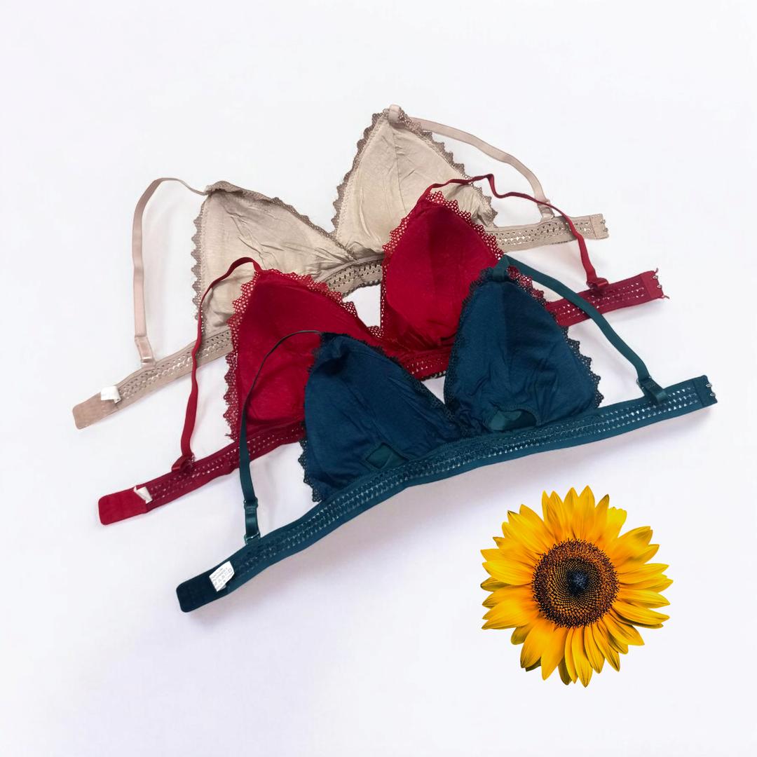 Spandex Lace Work Comfortable Bra
