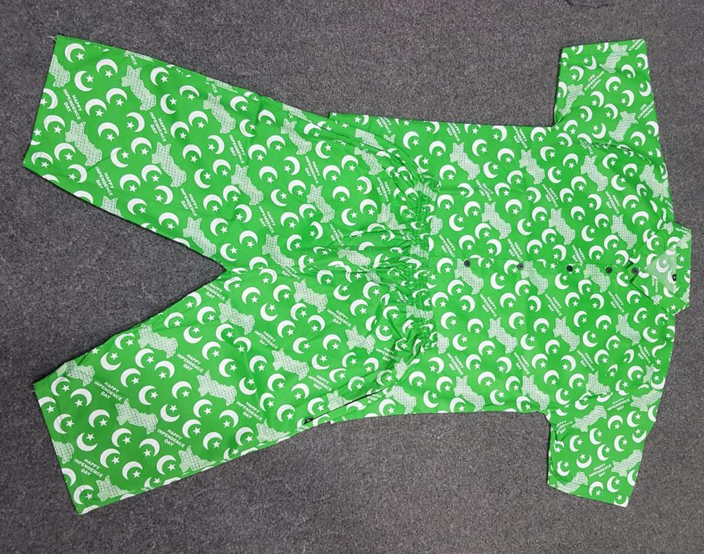 2Pcs Men's  Cotton Printed Co.ord Set