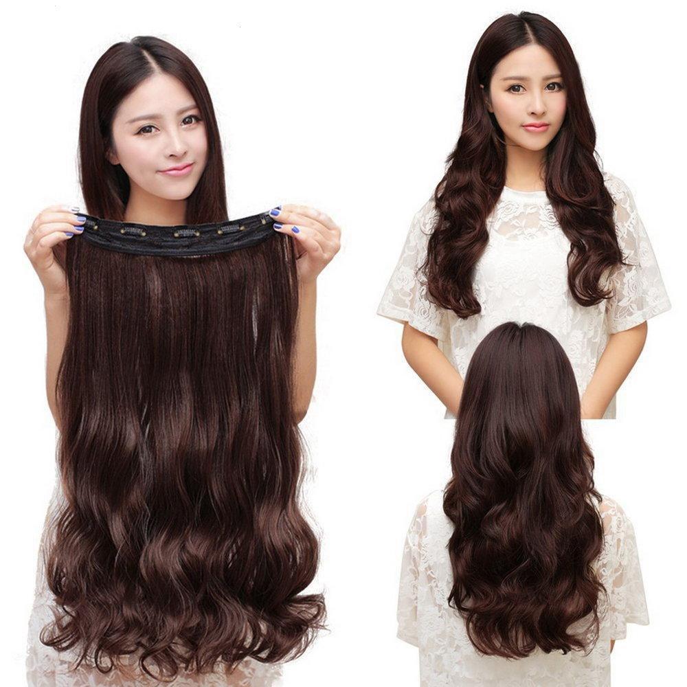 30 inch Curly 5 Clips Hair Extension for Woman
