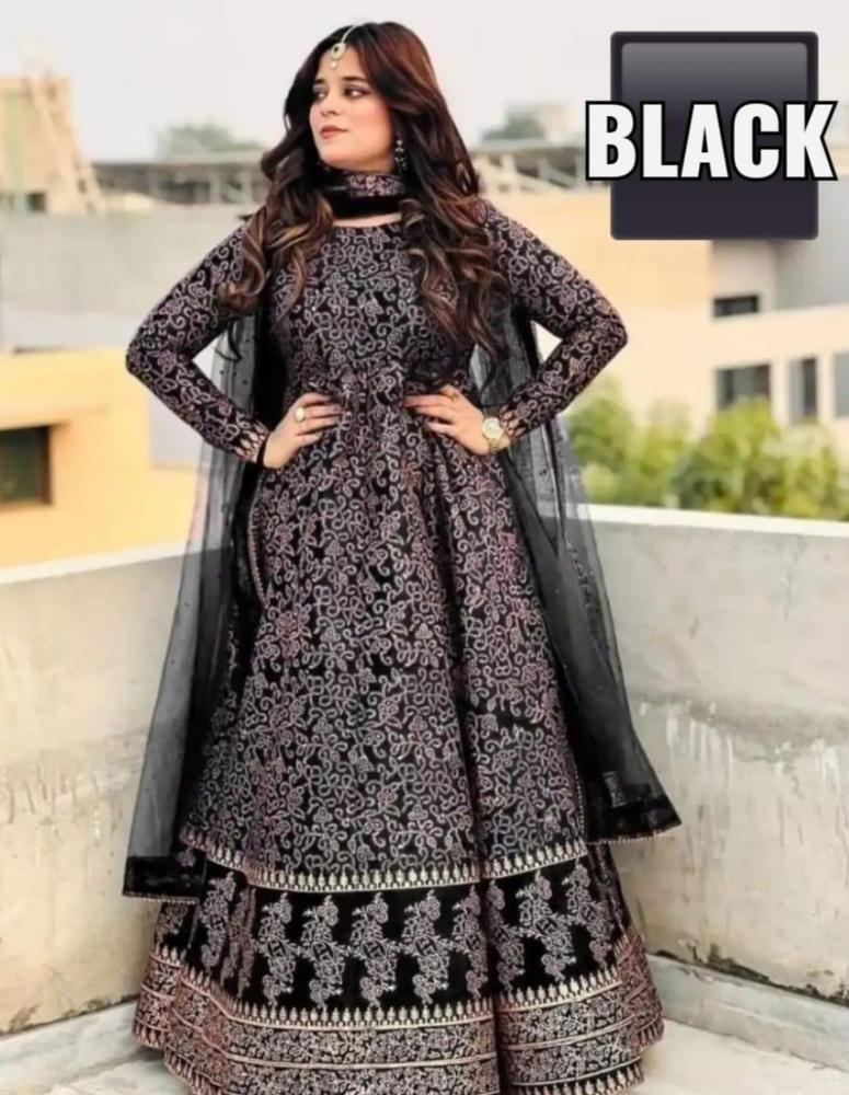3Pcs Woman's Stitched Silk printed Maxi