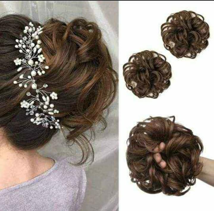 PREMIUM MESSY BUN HAIR SCRUNCHIES