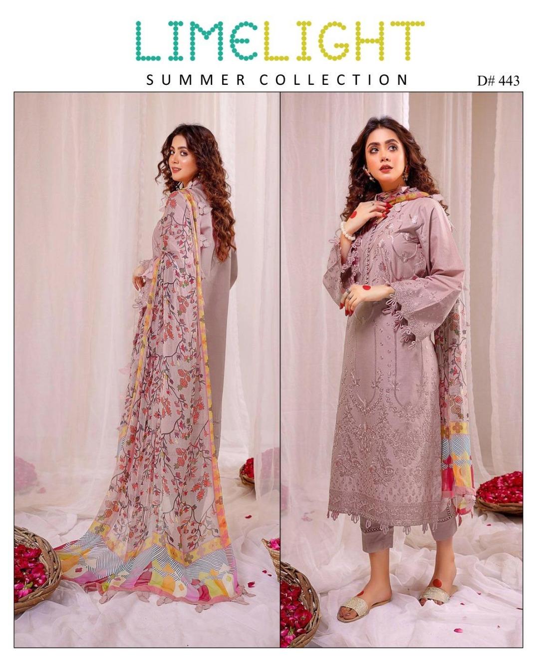 3 PCs Woman's Unstitched Embroidered Suits